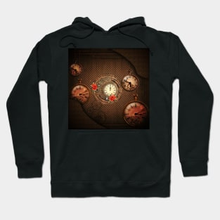 Wonderful steampunk clock Hoodie